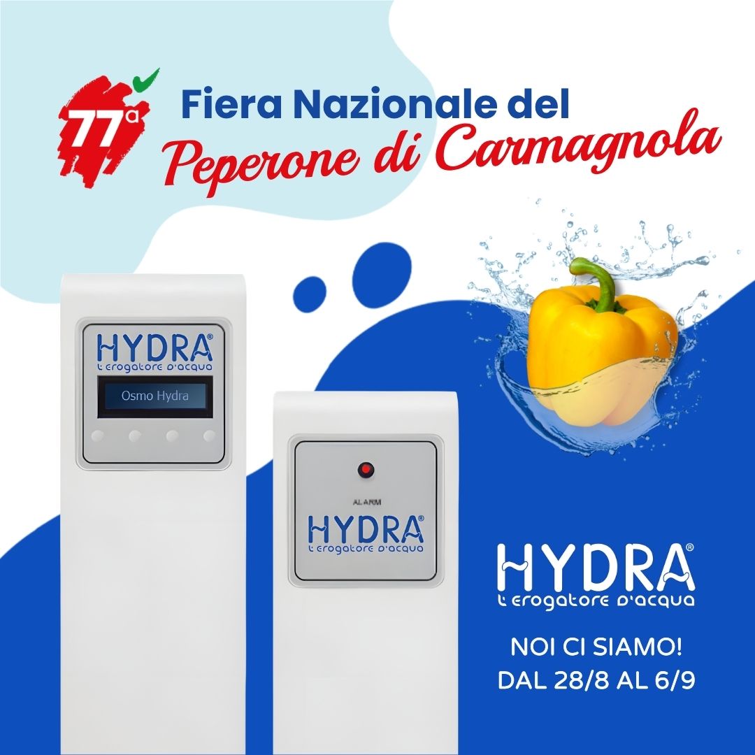 Grafica Hydra per la Fiera Nazionale del Peperone di Carmagnola 2026